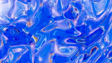Abstract blue trippy background, with copy space, seamless loop background Video stock 146458628