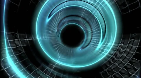 Abstract blue tunnel background Stock Footage 41203479