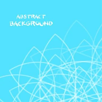 Abstract blue vector background with geometric pattern. Stock Illustration