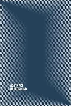 Abstract blue vector background with stripes in minimalism style Stock Illustration