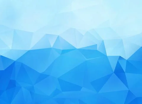 Abstract blue vector background with triangle elements Stock Illustration