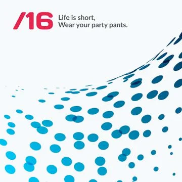 Abstract blue vector design round elements for graphic template Stockillustratie