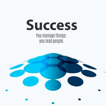 Abstract blue vector design round elements for graphic template Stock Illustration