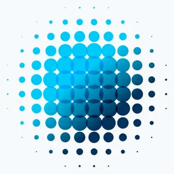 Abstract blue vector design round elements for graphic template 스톡 일러스트