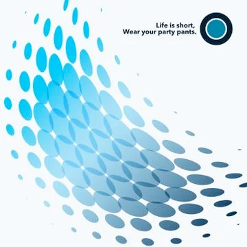 Abstract blue vector design round elements for graphic template 스톡 일러스트