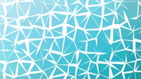 Abstract blue vector gradient lowploly of many triangles background for use in Stock Illustration