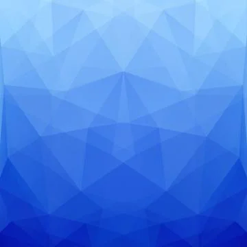 Abstract Blue Vector Polygonal Background for Design Stock Illustration