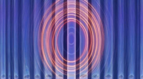 Abstract blue vertical glowing light columns Stock Footage 331453387