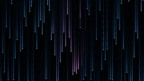 Abstract blue vertical light streaks background for futuristic digital data.. Stock Footage 341056268