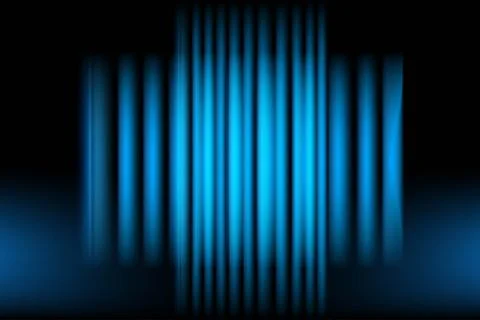 Abstract blue vertical light stripes pattern Stock Illustration
