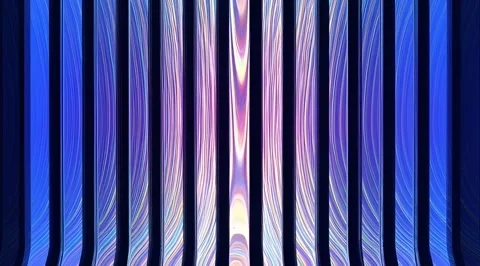 Abstract blue vertical stripes with glowing light Stock Footage 331458307