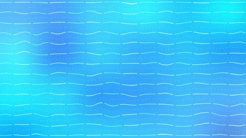 Abstract blue video background lighting loop animation waving lines pattern Stock Footage 274682970