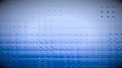 Abstract blue video background with rain drops Stock-Footage 40619983