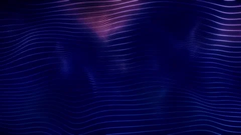 Abstract blue violet waves Stock Footage 299953814