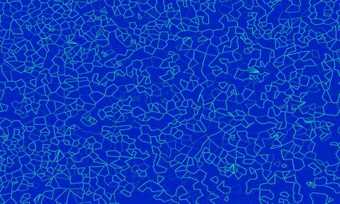 Abstract Blue Voronoi Geometric Mesh Pattern Background Stock Illustration