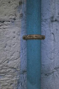 The abstract blue wall texture pattern Stock Photos