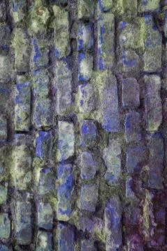 The abstract blue wall texture pattern Stock Photos