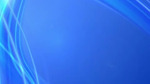 Abstract blue wallpaper background smooth long dynamic wavy fluid lines element Video stock 317330432