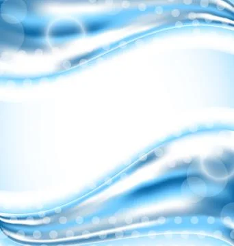 Abstract blue water background, design template Stock Illustration