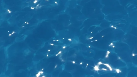 Abstract blue water background in slow motion Stock Footage 94547435