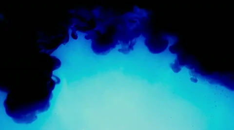 Abstract - Blue water Black pollution Stock Footage 11680733