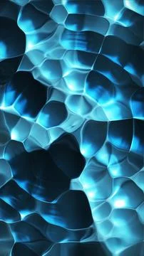 Abstract blue water caustic surface texture background Stock Illustration