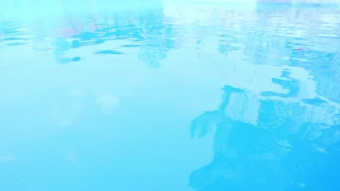Abstract blue water reflection Stock Footage 162574870