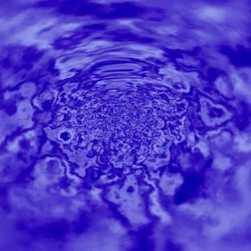 Abstract blue water - vibrating surface background Stock Illustration