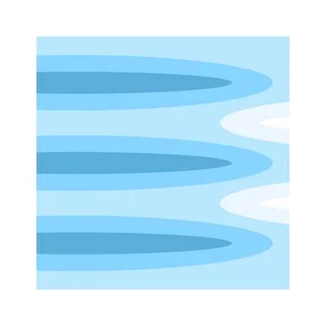 Abstract blue water waves creating wavy pattern Illustrazione stock