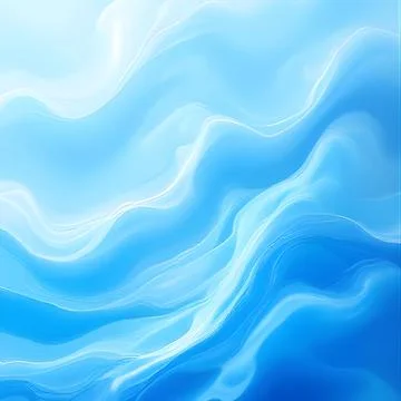 Abstract Blue Water Waves Surface Background Stock Illustration