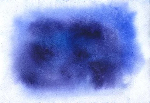 Abstract blue watercolor background. Space backgraund Stock Illustration