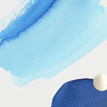 Abstract blue watercolor texture background Illustrazione stock