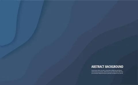 Abstract blue wave background and space for write Stock Illustration