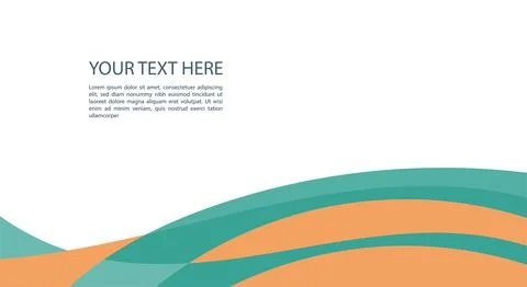 Abstract Blue Wave Background for Banner or Presentation Stock Illustration