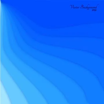 Abstract blue wave background design Stock Illustration
