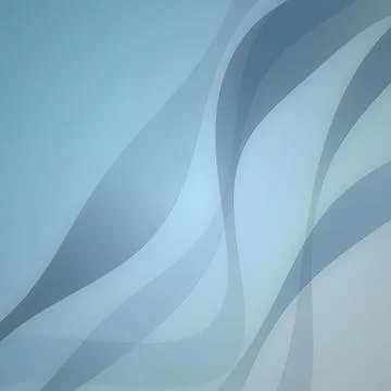 Abstract Blue Wave Background with Elegant Flowing Lines and Smooth Gradients Illustrazione stock