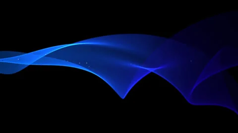 Abstract blue wave background Stock Footage 22595765