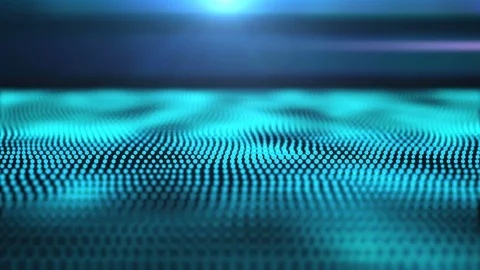 Abstract blue wave background Stock Footage 93975425