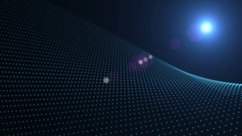 Abstract blue wave background Stock Footage 93976181