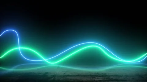abstract blue wave background | Stock Video | Pond5