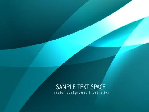 Abstract blue wave background Stock Illustration