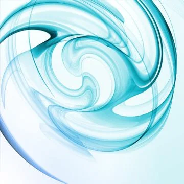 Abstract blue, wave background Stock Illustration