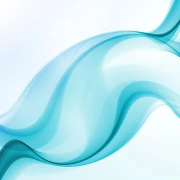 Abstract blue, wave background Stock Illustration