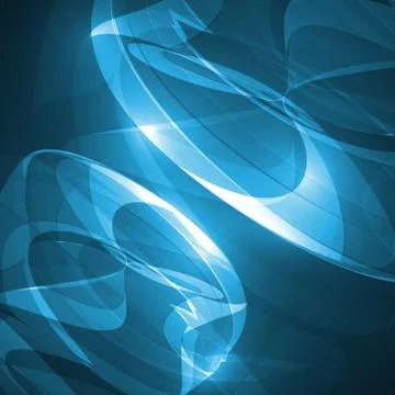Abstract blue, wave background Stock Illustration