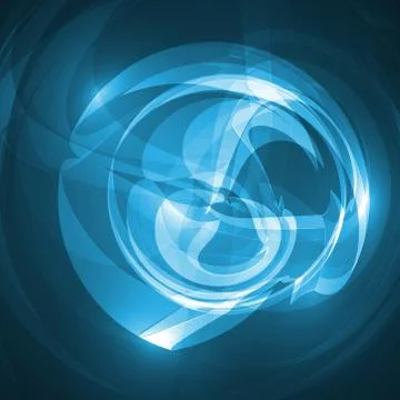 Abstract blue, wave background Stock-Illustration