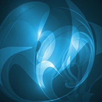 Abstract blue, wave background Stock Illustration