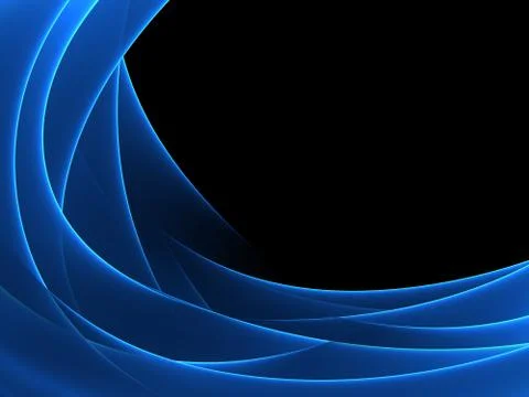 Abstract Blue Wave Background Illustrazione stock