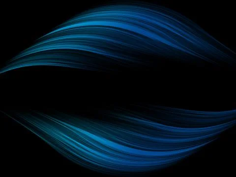 Abstract blue wave background Stock Illustration