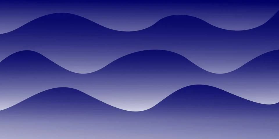 Abstract blue wave background Stock Illustration