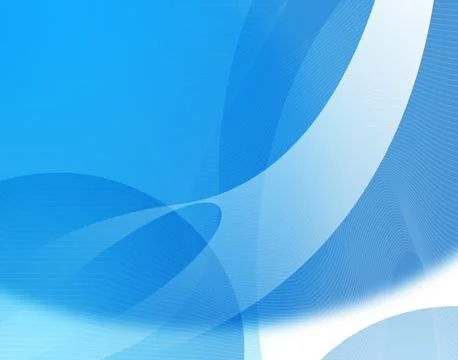 Abstract Blue Wave Background with Modern Flowing Lines Stock Photos